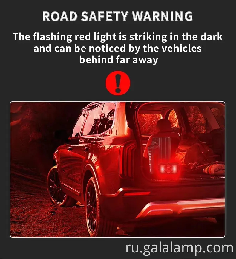 Светодиодные фары быстрого зарядки типа C для кемпинга и походов